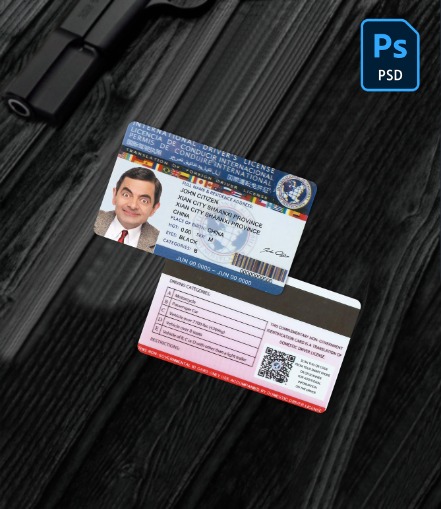 International Driving License Version 2 PSD
